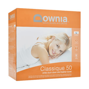 white duck down duvet