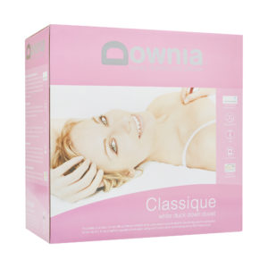 white duck down duvet