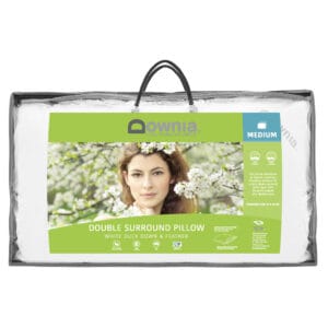 white duck down & feather pillow