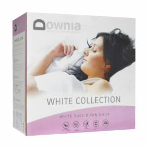 white duck down duvet